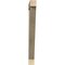 Ekena Millwork Traditional Block Rough Sawn Bracket, Douglas Fir, 4"W x 40"D x 44"H BKT04X40X44TRA05RDF - alternate 2